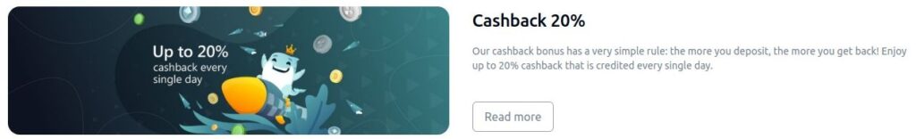 casinogarten.com review Bets.io 2022 Täglicher Cashback Bonus