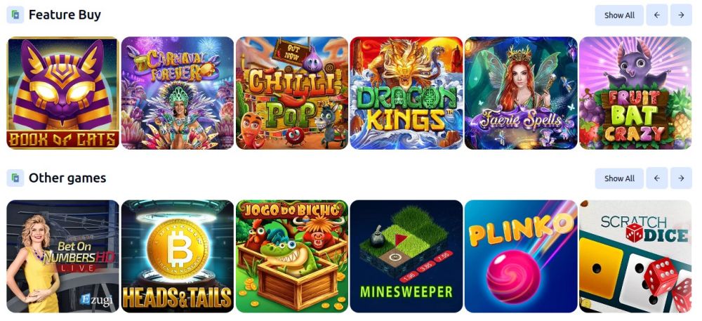 casinogarten.com Bets.io erfahrung 2022 andere games und feature buy