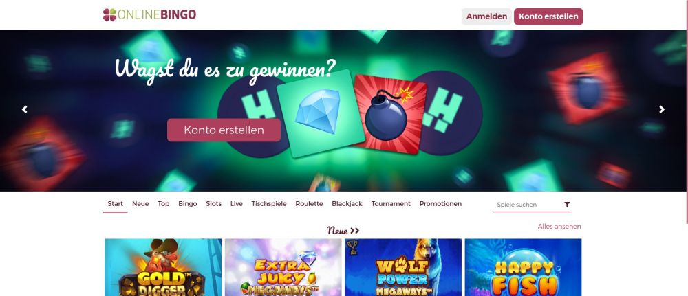CasinoGarten.com Test OnlineBingo.eu bingo lotto anbieter